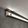Overhead aluminum profile for Elektrostandard LED tape, LL-2-ALP006, 2000x15x6 mm, black color black