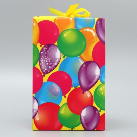 Gift folding box, packaging, "Happy Birthday", 12 x 18 x 12 cm-3