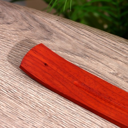 Standing for incense "Lotus" red tree, horn 25 cm-2