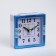 Clock - alarm clock "Classic" with backlight, discrete move, 8 x 8 cm, aa