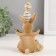 Polystone souvenir "Bunny with Easter testicles and chicks" 9.5x9x16 cm