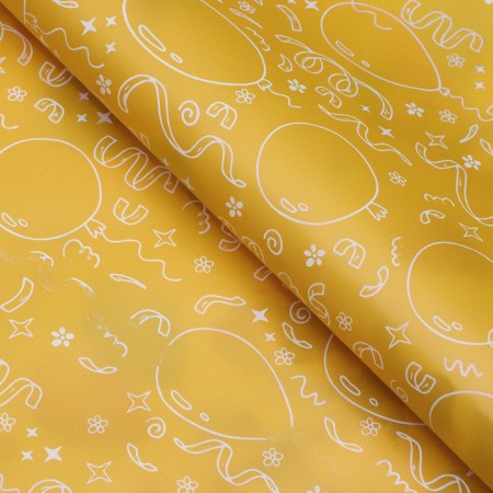 Paper packing glossy bilateral "animals with balls", 100 x 70 cm-3