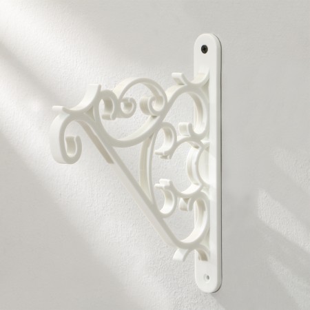 Bracket for suspended pots, plastic, white