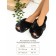 Bunny slippers, size 38-39, black color