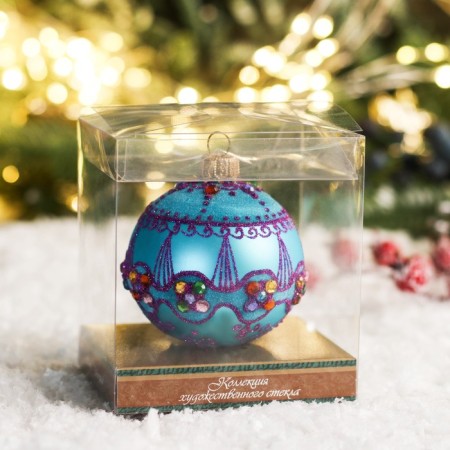 New Year's ball "prestige" 6cm mix-7