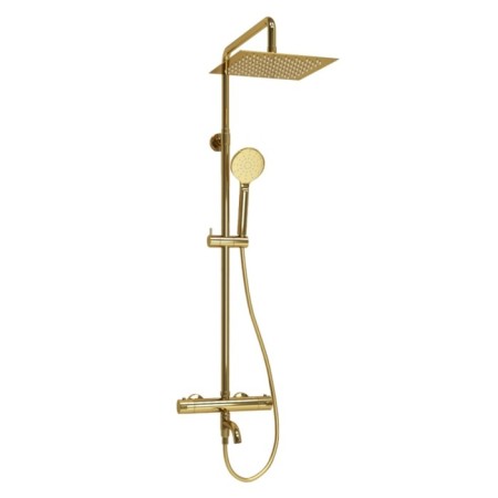 The shower system Wasserkraft A188.256.207.pg Thermo, tropical shower, thermostat, gold