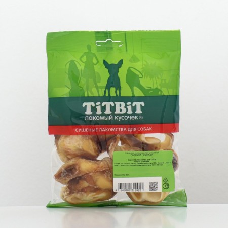 Titbit Titbit "Beef shells" for dogs, 62 g