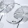 Set of glass glasses for the wine "Eden", 650 ml, 2 pcs