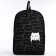 School textile “cats”, 38x14x27 cm, black color