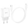 Network charger Hoco C104A, Type-C, 20 W, PD + Qc, Type-C-Lightning, 1 m, white