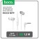 Hoco M79 headphones, wired, vacuum, microphone, jack 3.5 mm, 1.2 m, white
