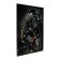 Carty clock wall interior "black panther in motion", silent, 50 x 70 cm