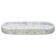 Bergenson Bjorn Marm tray, white marble, 25x10 cm