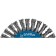 Disc “bison” 35192-175, for Ushm, steel 0.5 mm, wicker bunches, M14x175 mm