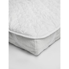 Substerennoper Stygannaya, size 120x200 cm, with elastic bands in the corners, white color
