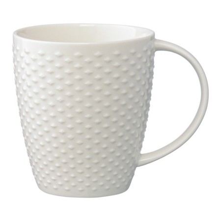 Mug with a textured pattern Tkano Essential, 350 ml, white color