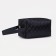 Cosmetic bag with lightning, black color