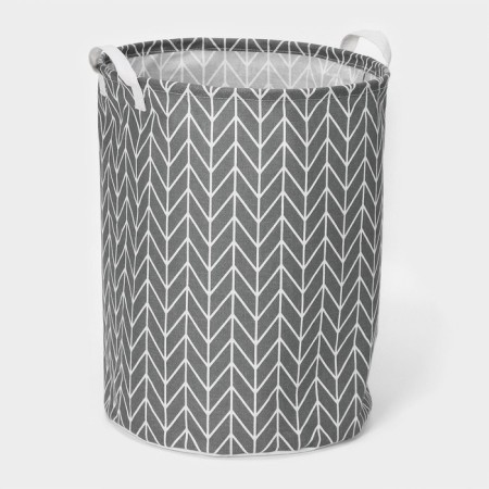 Basket Winness Textile shares "Zigzag", 35 × 35 × 45 cm, color gray color-2