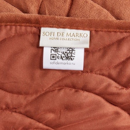 Sofi de Marko “Nobilis” bedspread, size 240x260 cm, copper color-2