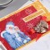 Happy Happy New Year! Santa Claus, Snow Maiden, Red Bant
