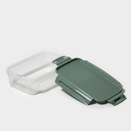 Lock & Ok food container 0.75 l, 18.6 × 12.2 × 5.5 cm, color green flex-6