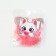 Hair gum fluffy "Kisa" with ears