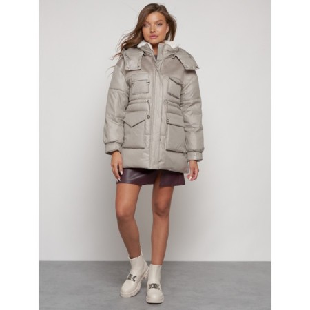 Winter jacket, size 48, light brown color