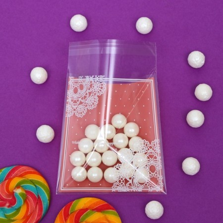 BOPP package with sticky tape, “wishes”, 10*11+3cm-3