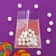 BOPP package with sticky tape, “wishes”, 10*11+3cm