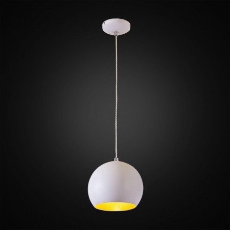 Suspended lamp Citilux "Omi" CL945110, 18x18x25 cm, 1x75W, E27, white color-1