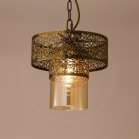Suspended Citilux “Emir” CL467133, 24x24x34.5 cm, 1x75W, E27, brown color-9