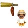 Figure Monchichi "Willy", with an accessory
