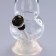 Bong, H-15 cm, "ball and bell", acrylic, mix