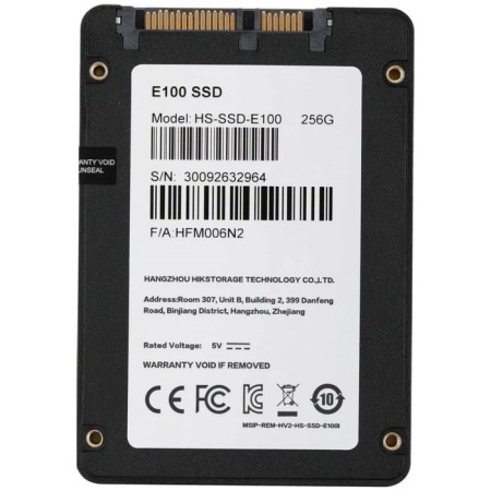 SSD Hikvision 2.5 "E100 256 GB SATA III HS-SSD-E100/256G-3