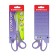 Scissors Erichkrause Comfort, 18 cm, handles with anti -slip rubber inserts, mix
