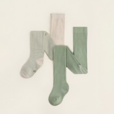 A set of tights of children's SL Home 2 pairs, p. 92-98, milk/olive