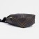 Women's sling bag made of artificial leather, brown color