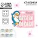 Hair crab "For you with love", set 6 pcs, 1.5 x 1.5 cm