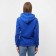 Feminine sweatshirt, color bright blue, size 44