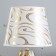 Riana desktop E14 40W Gold white 20x20x33cm Risalux