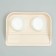 MISKS WITH BOOK "Felix" 0.3 l, 41 x 30 x 6 cm, beige tray, white bowls