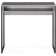 Computer table Leo Loft concrete/matte black metal, black 39x85x75 cm