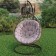 Hindy swing pillow, diameter 115 cm, pink color