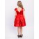 Dress "Sofia", height 116 cm, red color