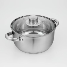 Grette stainless steel pan, 2.3 l, d = 18 cm, with a lid, the capsule, induction
