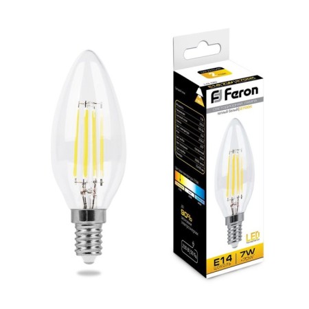 LED LED Feron, E14, 7 W, 230 V, white warm light-2