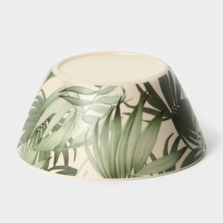 The plate is deep "Fern sheet", 700 ml, d = 15 × 6.8 cm-3
