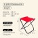 Tourist chair maclay, folding, p. 22x20x25 cm, red color