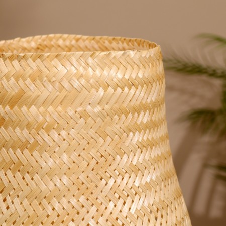 Wicker basket, from bamboo 23x23x23 cm-2