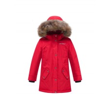 Winter park for a girl, height 122 cm, red color